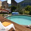 bed and breakfast with swimming pool and spa panoramic view on the Gorges of Tarn